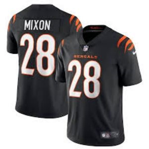 Bengals Joe Mixon Black Jersey